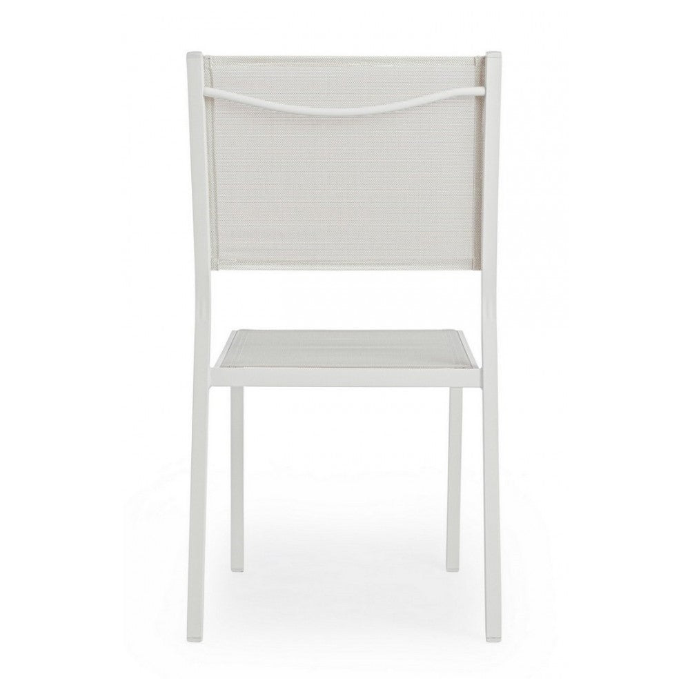 Sedia Hilde bianco Cloud da esterno cm 46 x 57 x 88 h – WebMarketPoint