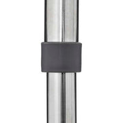 Scopa Telescopica Acciaio Inox Panno Microfibra Liscio - L. 44 x P. 1 x H. 135 cm