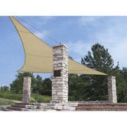 Tenda vela ecru triangolare 5x5 metri