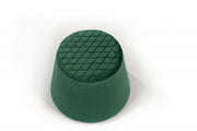 Pouf velluto metallo verde cm 46,5 x 46,5 x h 33