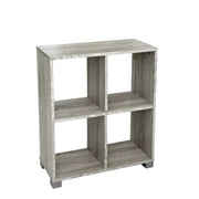 Scaffale pensile libreria olmo 60 x24 x 68 con piedini