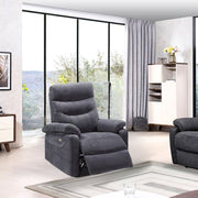 Poltrona recliner elettrico grigio scuro  855 x 92 x 109 cm