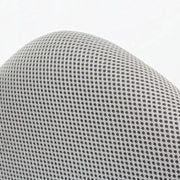 Sedia da ufficio grigia con ruote altezza regolabile