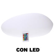 Lampada Led in plastica ricaricabile multicolor cm 40x30h15