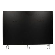 Lavagna con appendino legno 3 posti e gessetto cm60x40-47x8