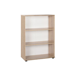 Libreria da ufficio a 3 ripiani colore sonoma cm 72x34xh.109