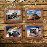 Quadro stampa astratto auto cm100x100