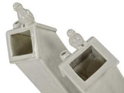 Vaso casetta uccellino grande dc-1026 cm. 13 x 13 h 43