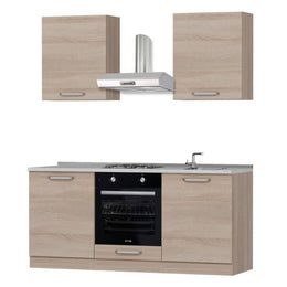 Cucina Krant rovere 180 centimetri con elettrodomestici