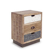 Comodino da camera vintage 3 cassetti