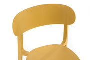 Sedia in polipropilene senape 48x577,5h cm