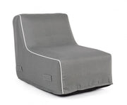 Chaise Longue Rihanna Gonfiabile Grigio