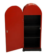 Mobiletto juke box 1 anta rosso cm 37x 30 x 88 h