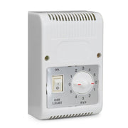 Ventilatore da soffitto tre pale con in metallo con luce diametro 120 cm Bianco 70W