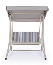 Dondolo in acciaio due posti Avorio GRELY 145x120x h185 cm
