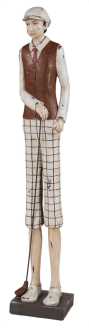 Statua giocatore golf jw-3740 cm. 15 x 13 h 76