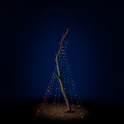 Luci Danzanti Stella Cadente Cambio Colore Esterni H 270 Ø 28 cm