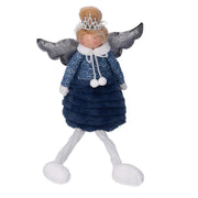 Angelo tessuto blu seduto cm20x12h46