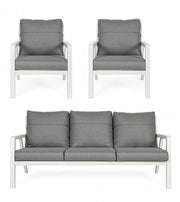 Set salotto 3 pz con cuscini Truman Lunar