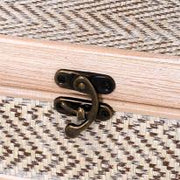 Rectangular bleached wooden box 1-2 cm30x20h14