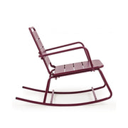 Sedia a dondolo bordeaux bizzotto lillian