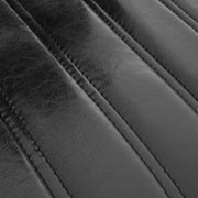 Sgabello da bar in similpelle Nero BARCLAY 46x51,5x h88,5-109,5 cm