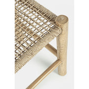Sgabello per esterno in legno Teak Naturale LAMPOK 38x38x h45 cm
