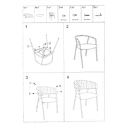 Poltrona in velluto Brendeburgo rosso