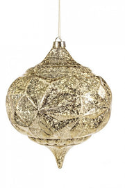 4x Pendaglio Brushed Goccia Oro