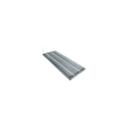 Ripiano metallico doppio rinforzo Prometal, acciaio verniciato grigio, 100x50 cm