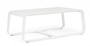 Tavolino per esterno in alluminio Bianco MERRIGAN 105x62x h38 cm