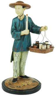 Statua resina pergamena cy-0533 ø cm. 12 x 14 h 25