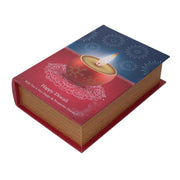 Calza resina con regali verde cm6x4x16