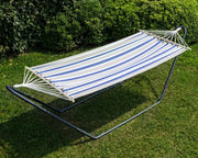 Supporto amaca in acciaio Antracite 300x80x h100 cm iperbriko