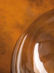 Lampada da esterno in termoplastico con sfera chiara in PMMA Ø 20cm nero