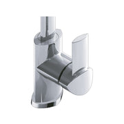 Rubinetto miscelatore per lavabo cucina finitura cromo h.26,78x20,3 cm