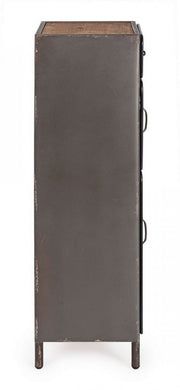 Cassettiera Store 2 ante e 1 cassetto stile industriale