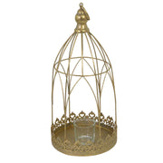 Portacandele metallo oro cm ø13h30