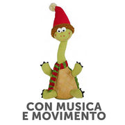 Tartaruga collo lungo musicale nbz-0041cm. 19 x 18 h 35,5