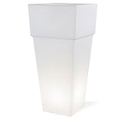 Vaso Quadrato E27  linea lounge  bianco