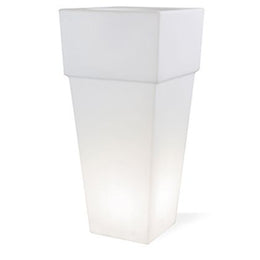 Vaso Quadrato E27  linea lounge  bianco