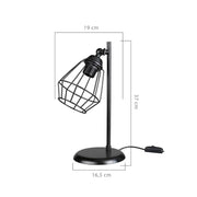 Lampada da tavolo EkinoKs colore nero MDL4266 EFFEZ