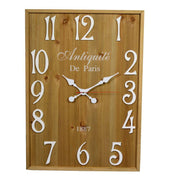 Orologio legno paris rettangolare cm50x70x4,5