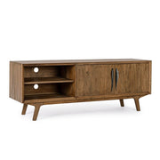 Mobile porta tv 2 ante in legno stile vintage