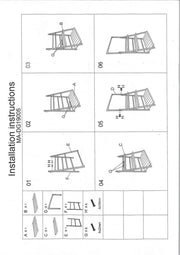 Scaffale legno 3 piani bianco cm 68