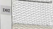 Cassetto poliestere bianco rettangolare4 scomparti cm26x17h10