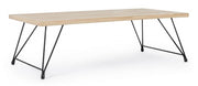 Tavolino in stile Industrial Vintage DISTRICT 120x60x h36 cm