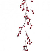Ramo decorativo con bacche rosse h150 cm