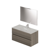 Composizione bagno da 100 colore Olmo H54x101x46cm