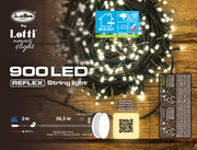 Catena lineare 900 LED bianco caldo 36,5m in bobina